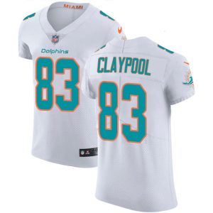 wholesale Dolphins #83 Chase Claypool White Men's Stitched NFL Vapor Untouchable Elite Jersey