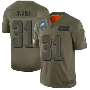 Eagles #31 Kevin Byard Camo Men's Stitched NFL Limited 2019 Salute To Service Jersey