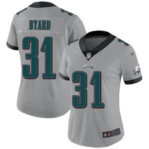 cheap Eagles #31 Kevin Byard Silver Women's Stitched NFL Limited Inverted Legend Jersey