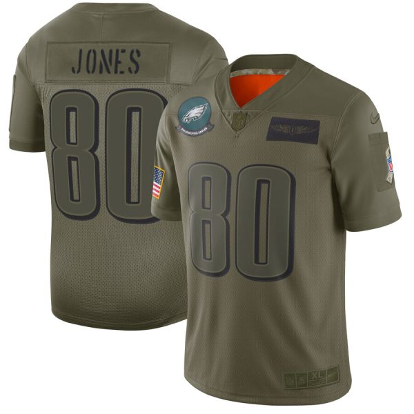 eagles #80 julio jones camo men's stitched nfl limited 2019 salute to service cheap jersey