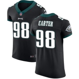 eagles #98 jalen carter black alternate men's stitched nfl new elite cheap jersey