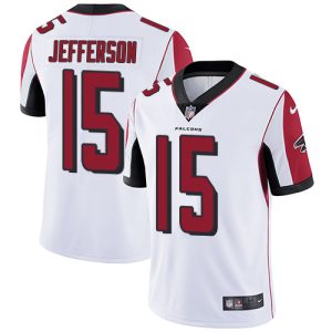 Falcons #15 Van Jefferson White Men's Stitched NFL Vapor Untouchable Limited Jersey