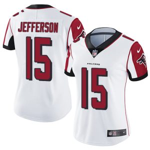 falcons #15 van jefferson white stitched women's nfl vapor untouchable limited cheap jersey