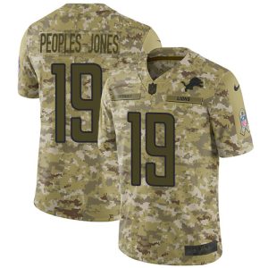 lions #19 donovan peoples-jones camo men's stitched nfl limited 2018 salute to service cheap jersey