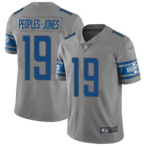 cheap Lions #19 Donovan Peoples-Jones Gray Youth Stitched NFL Limited Inverted Legend Jersey