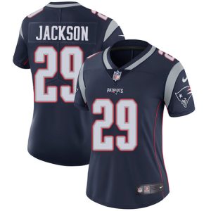 cheap Patriots #29 J.C. Jackson Navy Blue Team Color Women's Stitched NFL Vapor Untouchable Limited Jersey