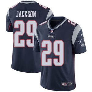 cheap Patriots #29 J.C. Jackson Navy Blue Team Color Youth Stitched NFL Vapor Untouchable Limited Jersey