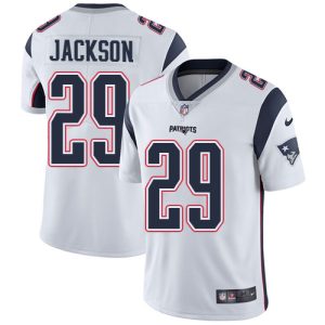 patriots #29 j.c. jackson white youth stitched nfl vapor untouchable limited wholesale jersey