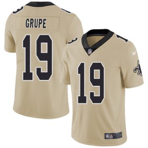 saints #19 blake grupe gold men's stitched nfl limited inverted legend cheap jersey