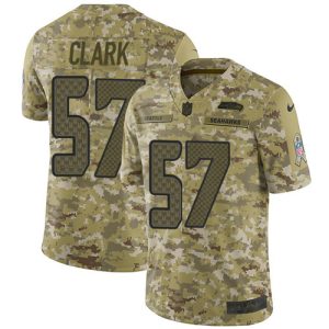 seahawks #57 frank clark camo men's stitched nfl limited 2018 salute to service cheap jersey