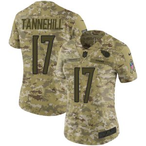 titans #17 ryan tannehill camo women's stitched nfl limited 2018 salute to service cheap jersey