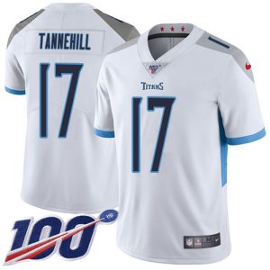 titans #17 ryan tannehill white men's stitched nfl 100th season vapor limited cheap jersey