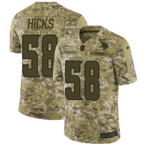 cheap Vikings #58 Jordan Addison Camo Youth Stitched NFL Limited 2018 Salute To Service Jersey