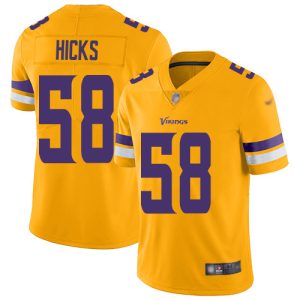 vikings #58 jordan addison gold youth stitched nfl limited inverted legend wholesale jersey