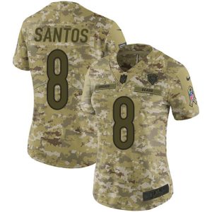 bears #8 cairo santos camo women's stitched nfl limited 2018 salute to service cheap jersey