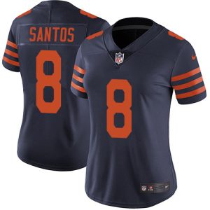 cheap Bears #8 Cairo Santos Navy Blue Alternate Women's Stitched NFL Vapor Untouchable Limited Jersey