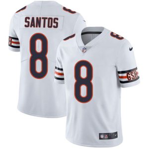 bears #8 cairo santos white white men's stitched nfl vapor untouchable limited cheap jersey