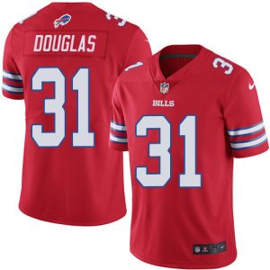 cheap Bills #31 Rasul Douglas Red Men's Stitched NFL Limited Rush Jersey