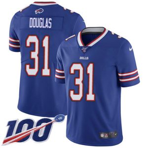 wholesale Bills #31 Rasul Douglas Royal Blue Team Color Youth Stitched NFL 100th Season Vapor Untouchable Limited Jersey