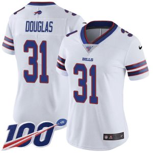 bills #31 rasul douglas white women's stitched nfl 100th season vapor untouchable limited cheap jersey