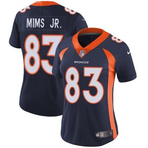 broncos #83 marvin mims jr. navy blue alternate women's stitched nfl vapor untouchable limited cheap jersey