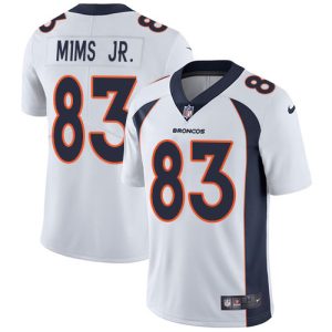 cheap Broncos #83 Marvin Mims Jr. White Men's Stitched NFL Vapor Untouchable Limited Jersey