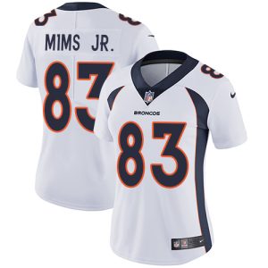 cheap Broncos #83 Marvin Mims Jr. White Women's Stitched NFL Vapor Untouchable Limited Jersey