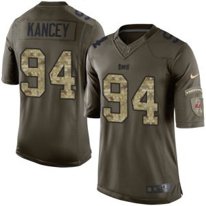 buccaneers #94 calijah kancey green youth stitched nfl limited 2015 salute to service cheap jersey