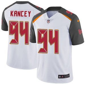 Buccaneers #94 Calijah Kancey White Men's Stitched NFL Vapor Untouchable Limited Jersey