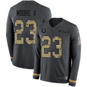 colts #23 kenny moore ii anthracite salute to service men's stitched nfl limited therma long sleeve cheap jersey