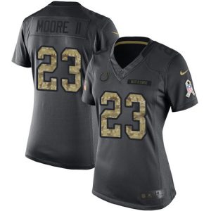 colts #23 kenny moore ii black women's stitched nfl limited 2016 salute to service cheap jersey