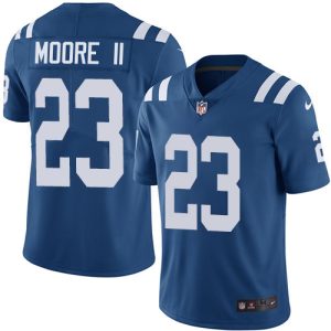 Colts #23 Kenny Moore II Men's Royal Retired Player Limited Jersey