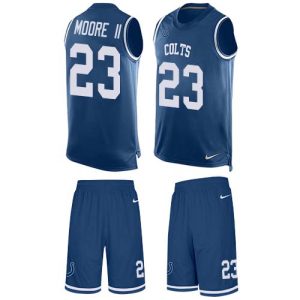 colts #23 kenny moore ii royal blue team color men's stitched nfl limited tank top suit cheap jersey