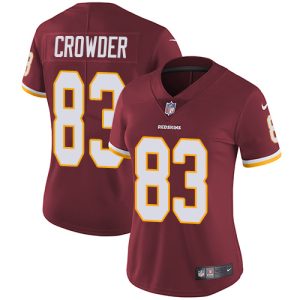 cheap Commanders #83 Jamison Crowder Burgundy Red Team Color Women's Stitched NFL Vapor Untouchable Limited Jersey