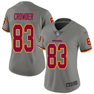 commanders #83 jamison crowder gray women's stitched nfl limited inverted legend cheap jersey