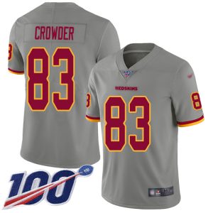 Commanders #83 Jamison Crowder Gray Youth Stitched NFL Limited Inverted Legend Jersey