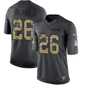 cheap Cowboys #26 DaRon Bland Black Youth Stitched NFL Limited 2016 Salute to Service Jersey