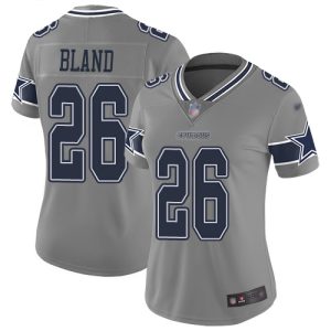 cheap Cowboys #26 DaRon Bland Gray Women's Stitched NFL Limited Inverted Legend Jersey