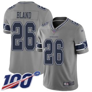 Cowboys #26 DaRon Bland Gray Youth Stitched NFL Limited Inverted Legend 100th Season Jersey