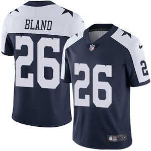 cheap Cowboys #26 DaRon Bland Navy Blue Thanksgiving Youth Stitched NFL 100th Season Vapor Throwback Limited Jersey