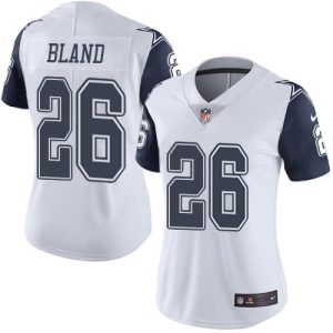 cheap Cowboys #26 DaRon Bland White Women's Stitched NFL Limited Rush Jersey