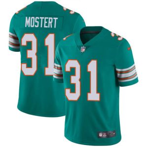 wholesale Dolphins #31 Raheem Mostert Aqua Green Alternate Youth Stitched NFL Vapor Untouchable Limited Jersey