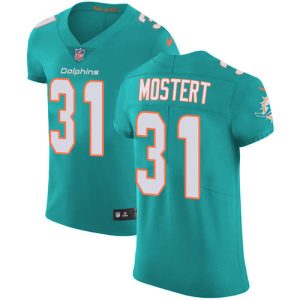 cheap Dolphins #31 Raheem Mostert Aqua Green Team Color Men's Stitched NFL Vapor Untouchable Elite Jersey