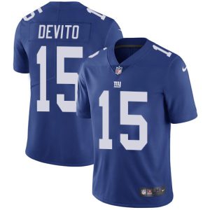 Giants #15 Tommy DeVito Royal Blue Team Color Youth Stitched NFL Vapor Untouchable Limited Jersey