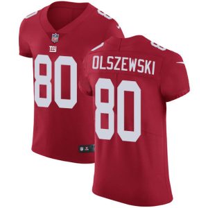 giants #80 gunner olszewski red alternate men's stitched nfl new elite cheap jersey