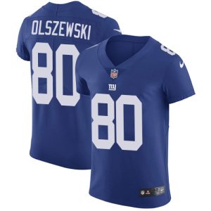 cheap Giants #80 Gunner Olszewski Royal Blue Team Color Men's Stitched NFL Vapor Untouchable Elite Jersey