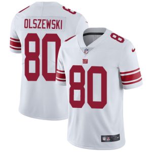 cheap Giants #80 Gunner Olszewski White Men's Stitched NFL Vapor Untouchable Limited Jersey