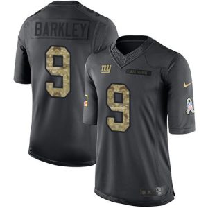 giants #9 matt barkley black men's stitched nfl limited 2016 salute to service cheap jersey