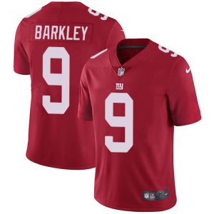 Giants #9 Matt Barkley Red Alternate Youth Stitched NFL Vapor Untouchable Limited Jersey