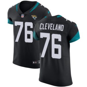 jaguars #76 ezra cleveland black team color men's stitched nfl vapor untouchable elite cheap jersey